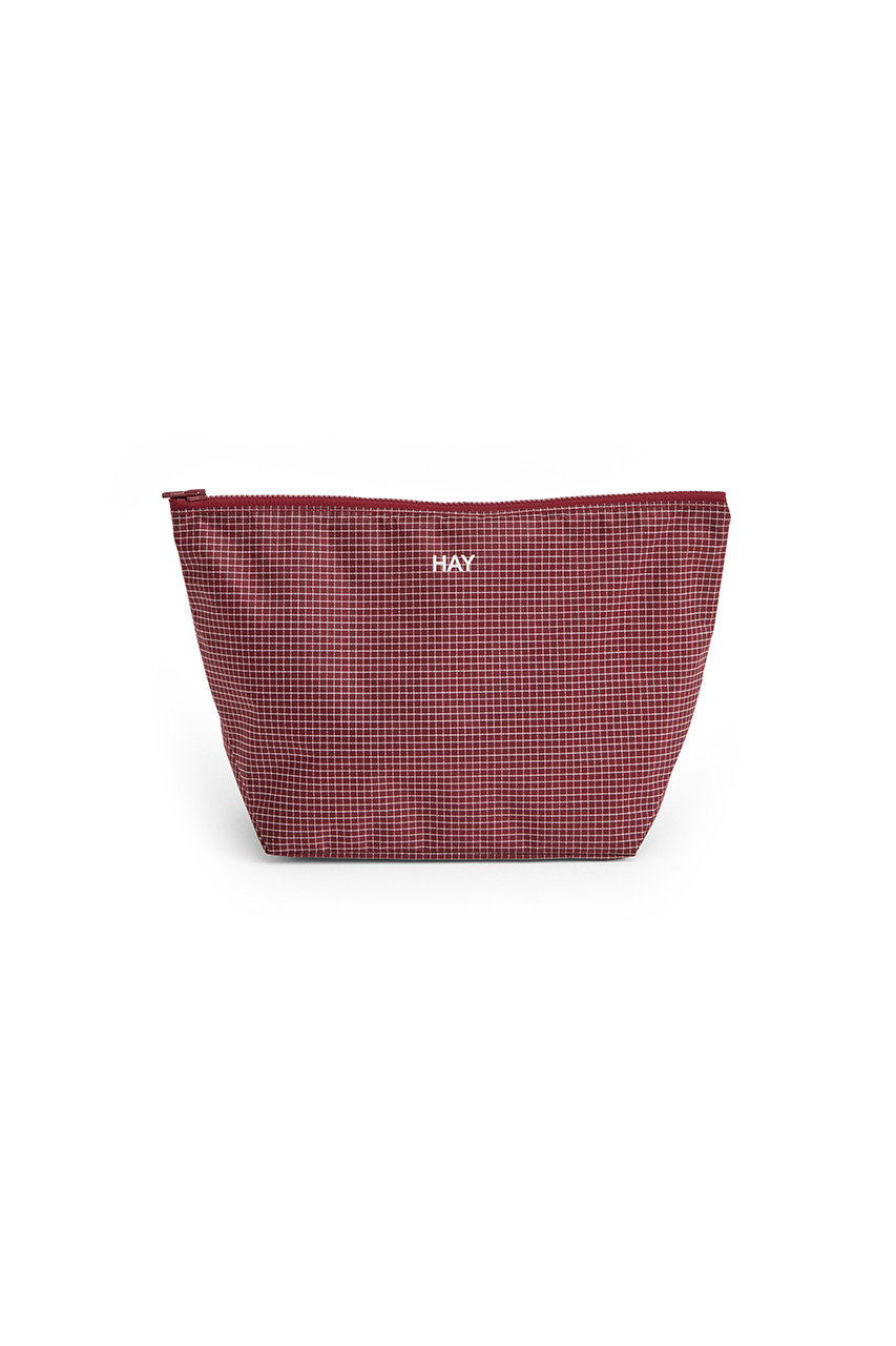 ヘイ/HAYのGRID POUCH M(バーガンディー/AF782-A602-AF61)