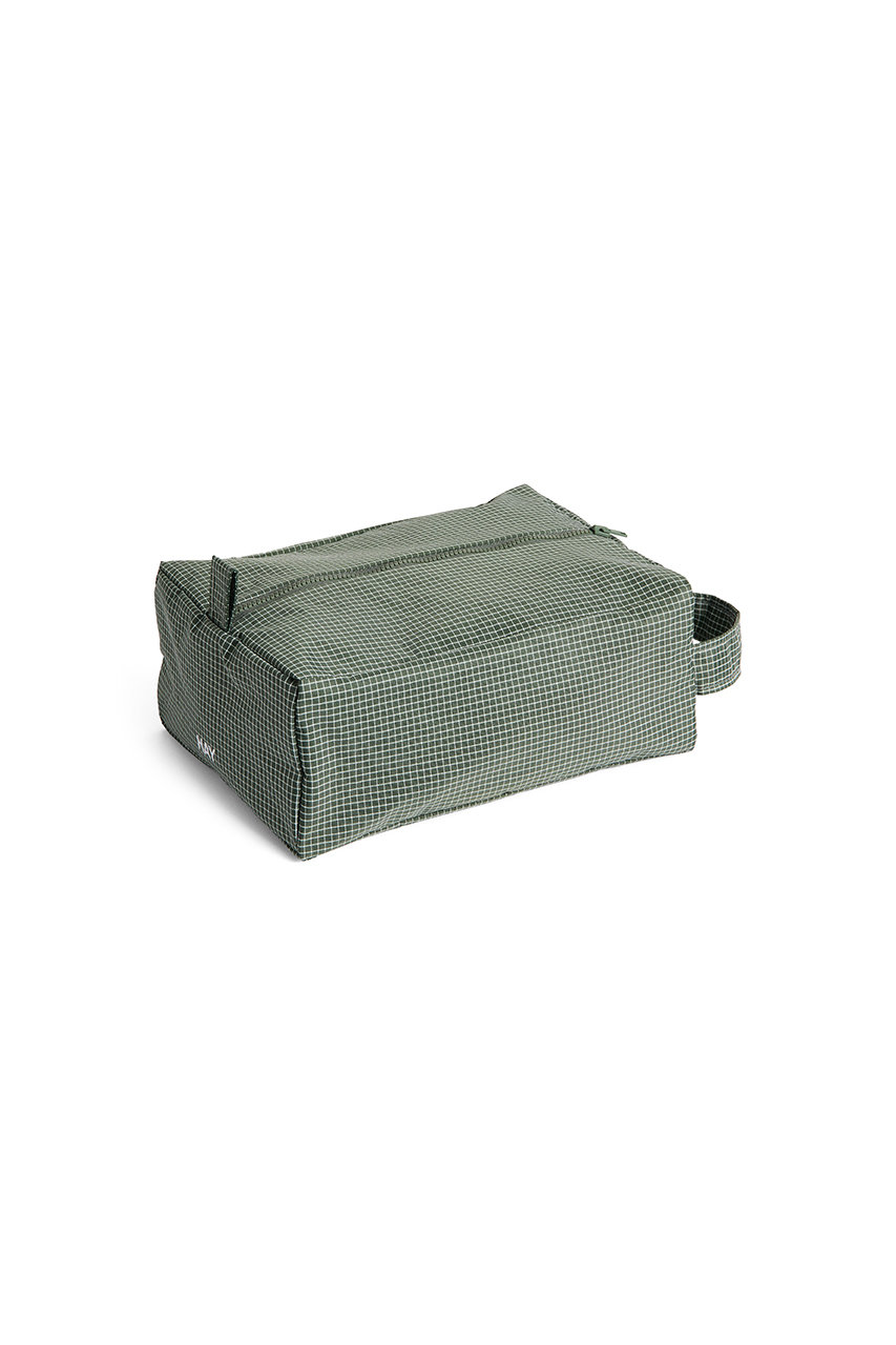 ヘイ/HAYのGRID WASH BAG S(ダークグリーン/AF781-A601-AF61)