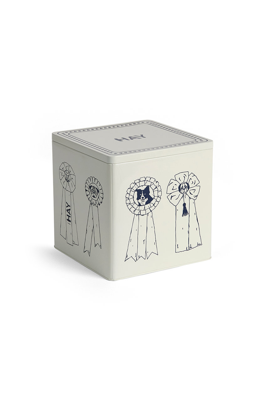 ヘイ/HAYのHAY DOGS FOOD STORAGE TIN L(ブルー＆ホワイト/AF176-A603-AG93)