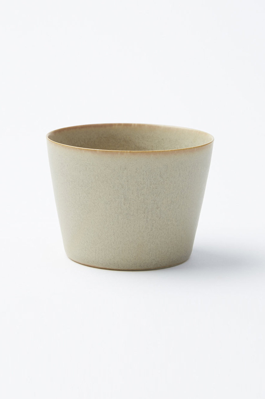 キムラガラステン/木村硝子店のdishes cup M /matte(sand beige/-)