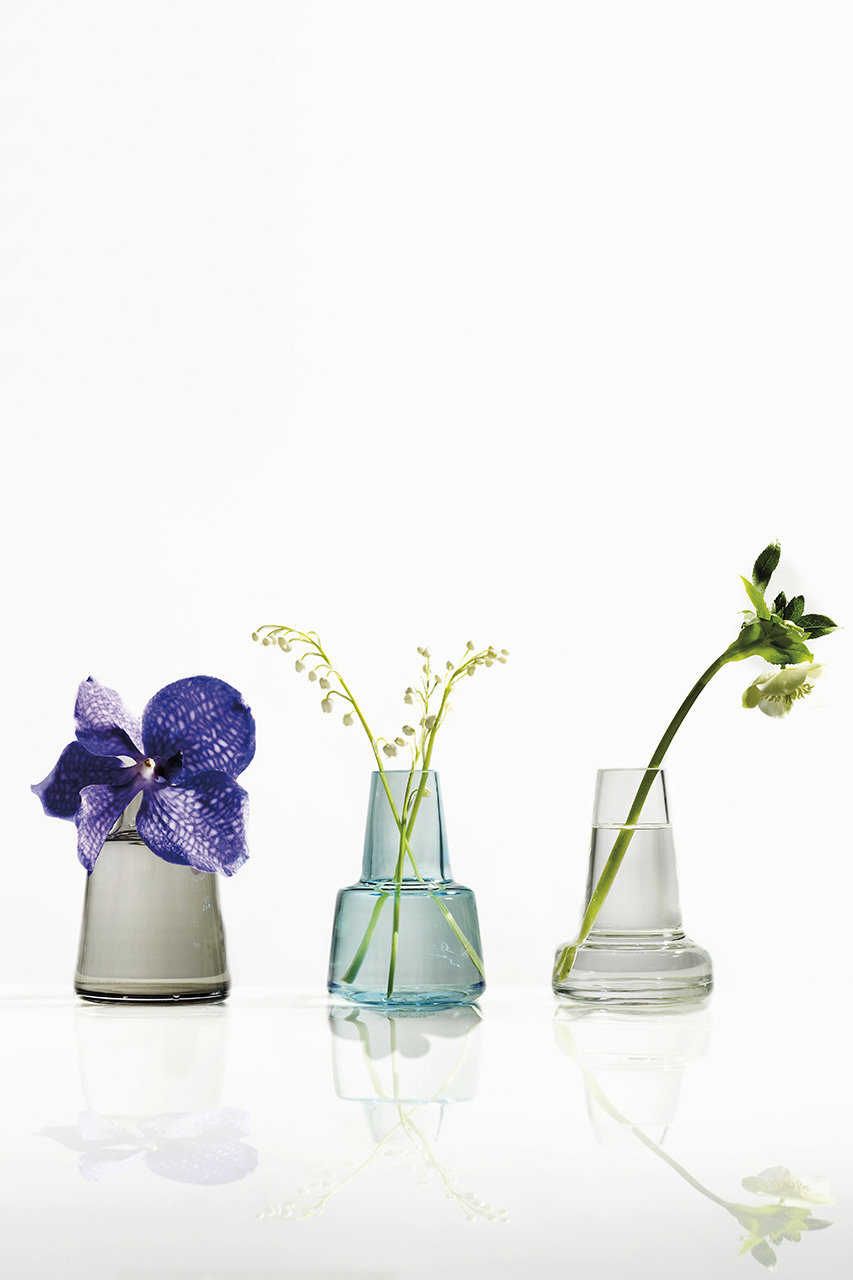 HOLMEGAARD(ホルムガード)｜Flora ベース ロングネック H24cm/クリア