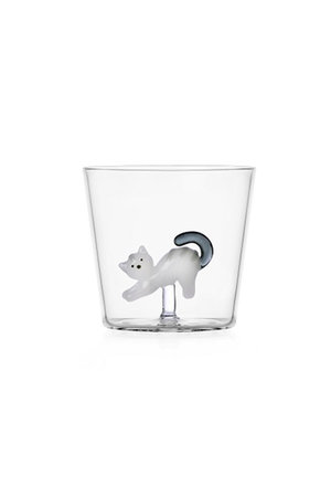 イッケンドルフ/ICHENDORFのTabby cat タンブラー ホワイトキャット