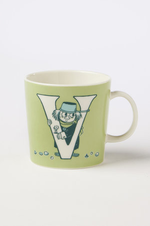 ムーミン アラビア/MOOMIN ARABIAのムーミン アルファベットコレクション マグ 0.4L V(510100/510102)