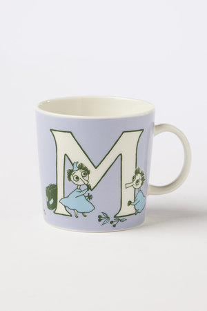 ムーミン アラビア/MOOMIN ARABIAのムーミン アルファベットコレクション マグ 0.4L M(510100/510102)