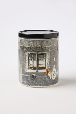 ムーミン アラビア/MOOMIN ARABIAのムーミン トゥルートゥーイッツオリジン 蓋付ジャー  1.2L -(510100/510108)