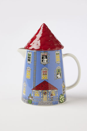 ムーミン アラビア/MOOMIN ARABIAのムーミン ムーミンハウス 蓋付ピッチャー 1.0L   -(510100/510108)