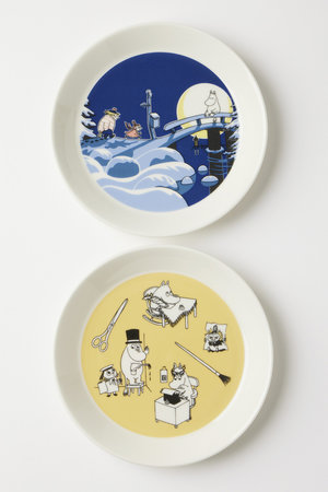 ムーミン アラビア/MOOMIN ARABIAのムーミン コレクターズプレートセット オフィス＆ウィンターナイト(510100/510101)
