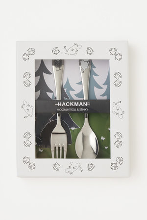 ムーミン アラビア/MOOMIN ARABIAのムーミン カトラリー キッズセット ムーミン＆スティンキー(510100/510104)