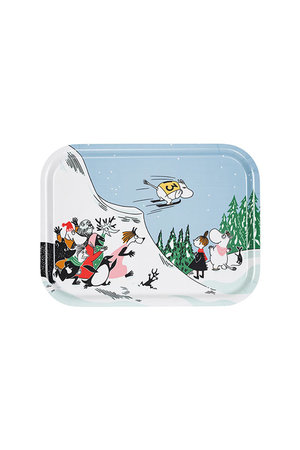 ムーミン アラビア/MOOMIN ARABIAのムーミン スキー ジャンピング2024 ウィンター　木製トレイ