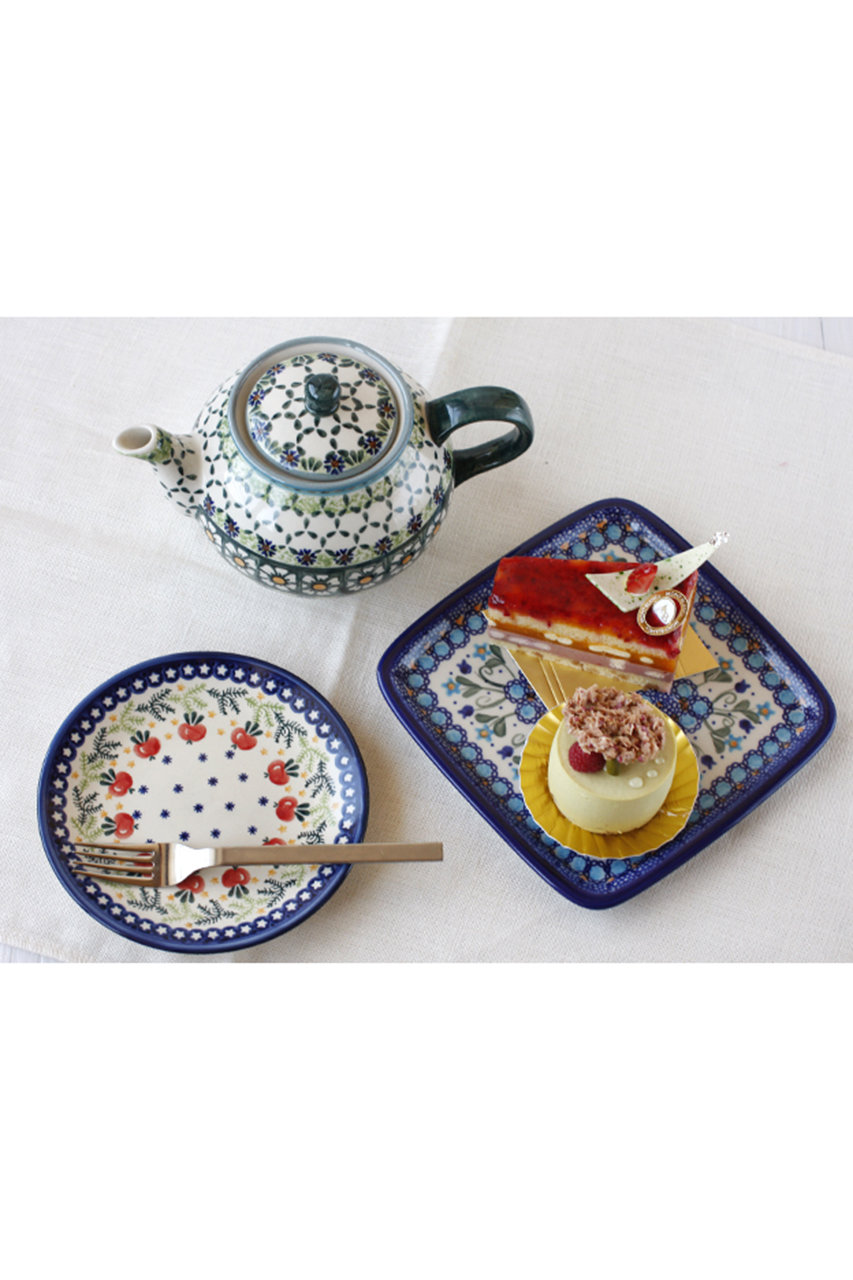 Polish Pottery(ポーリッシュポタリー)｜平皿φ17cm/ブルー の通販