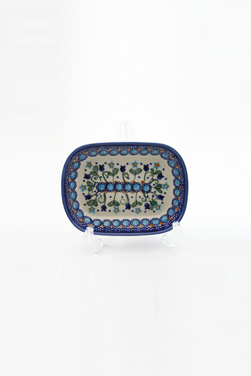 Polish Pottery(ポーリッシュポタリー)｜オリーブ皿/ブルー の通販
