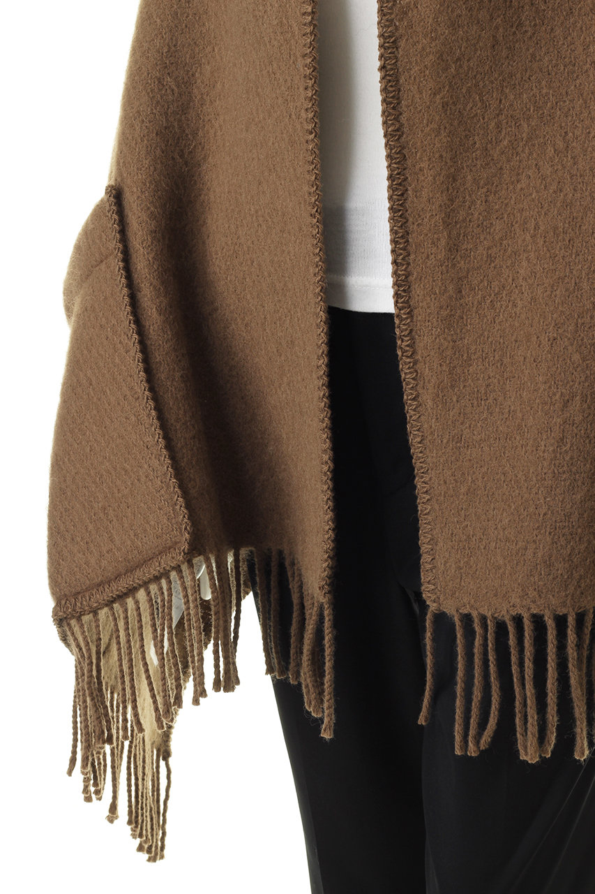 未使用 ラプアンカンクリ ポケットショール モカ ブラウン UNI pocket shawl (mocca) – LAPUAN KANKURIT（ラプアンカンクリ）