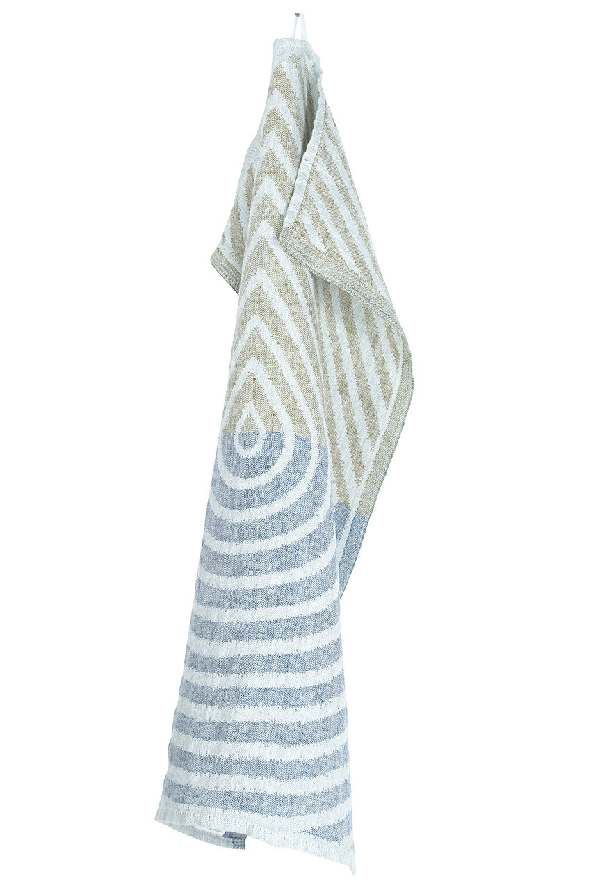 ラプアン カンクリ/LAPUAN KANKURITのMETSALAMPI タオル(グレー×ブルーベリー×オリーブ/LK68457)