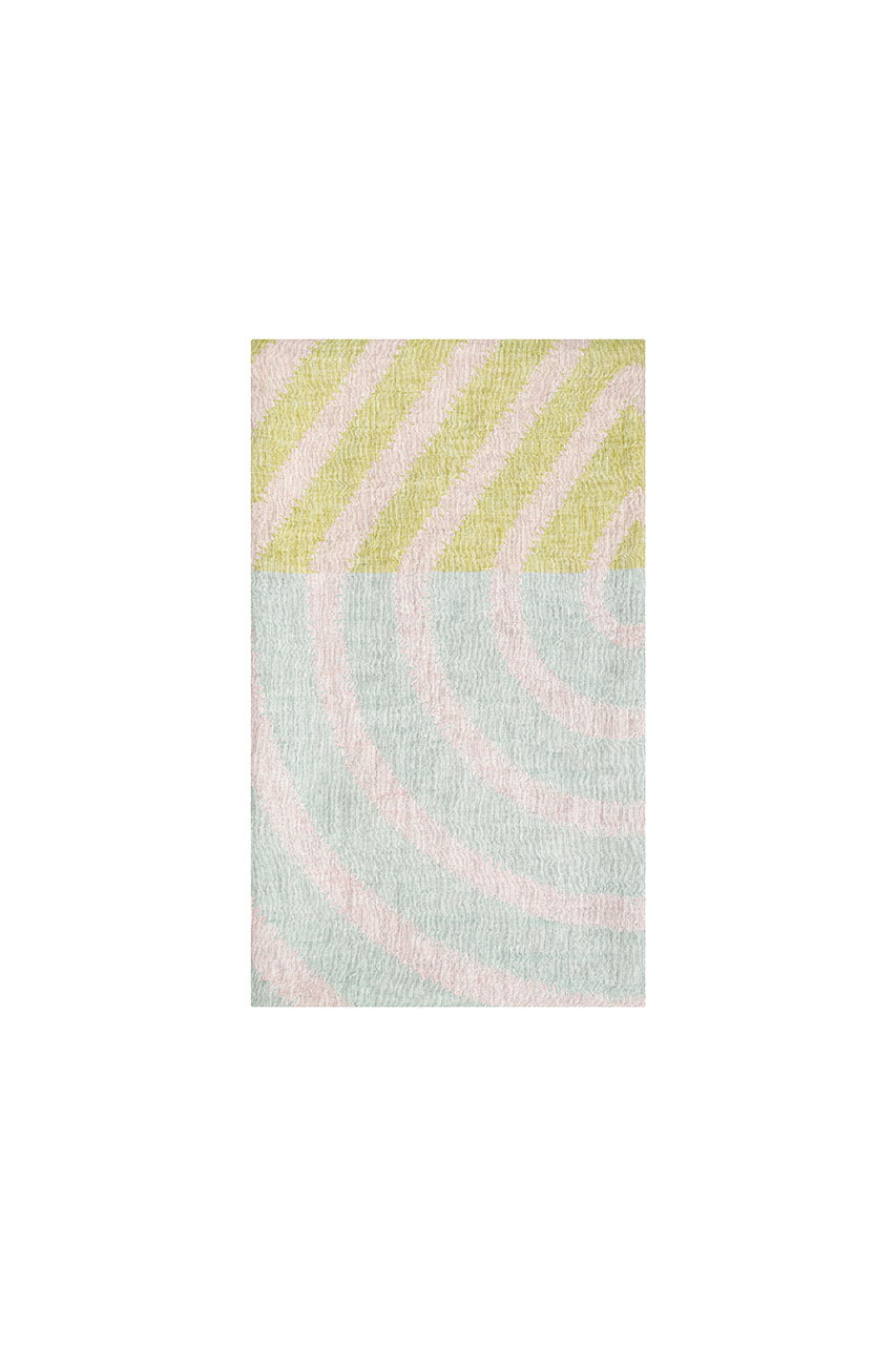 ラプアン カンクリ/LAPUAN KANKURITのMETSALAMPI multi-use towel 95x180cm(rose-grey-lime/LK68413)