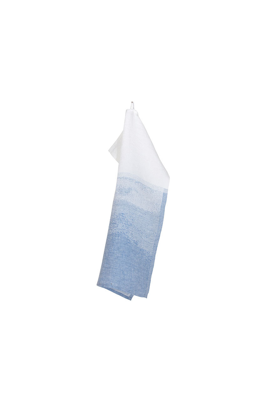 ラプアン カンクリ/LAPUAN KANKURITのSAARI towel 48x70cm(white-blue/LK63857)