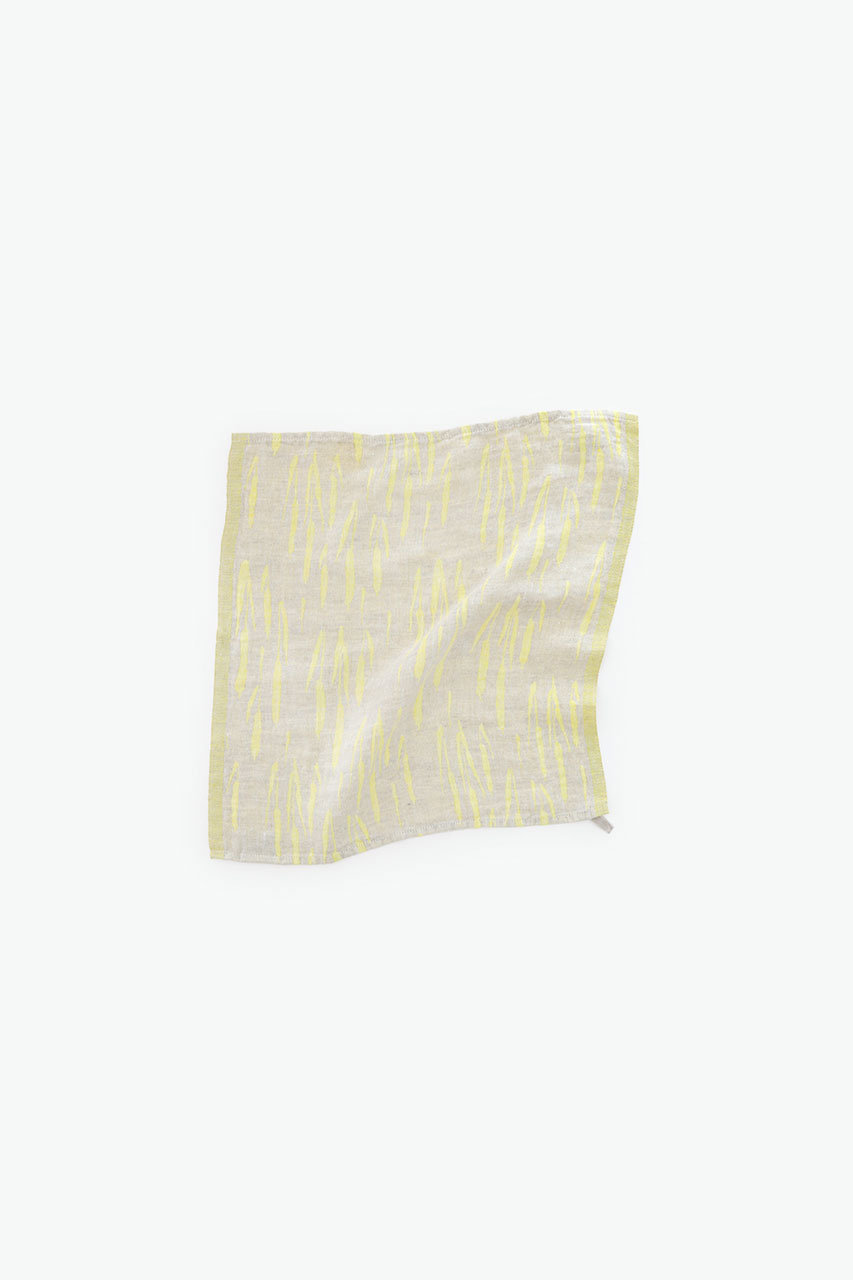 ラプアン カンクリ/LAPUAN KANKURITのOSMANKAAMI towel 46x46cm(linen-yellow/LK35877)