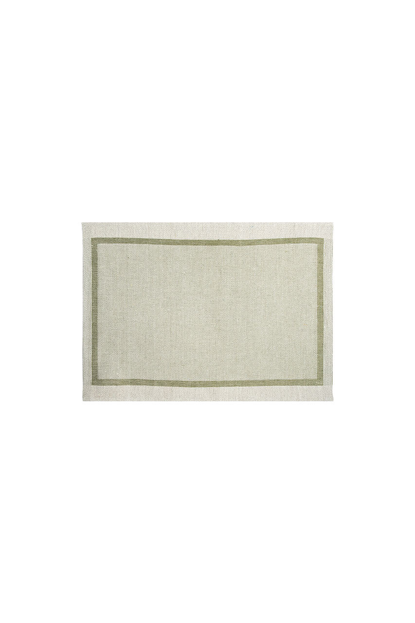 ラプアン カンクリ/LAPUAN KANKURITのLAINA placemat 46x32cm(linen-olive/LK34599)