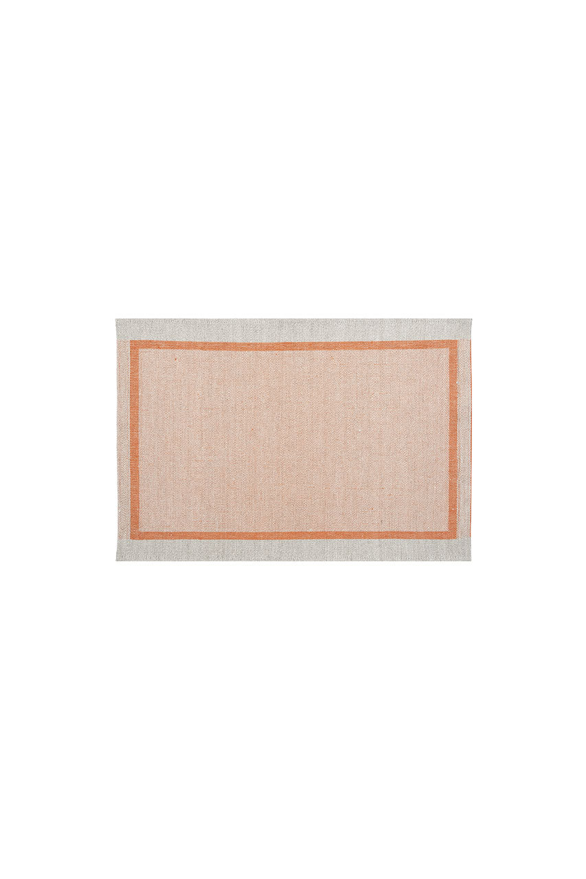 ラプアン カンクリ/LAPUAN KANKURITのLAINA placemat 46x32cm(linen-orange/LK34599)