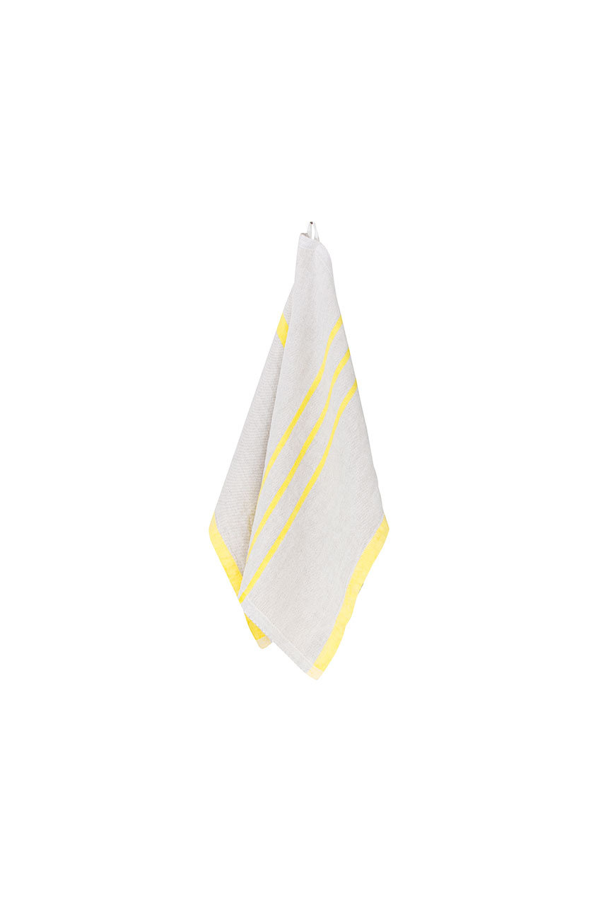 ラプアン カンクリ/LAPUAN KANKURITのUSVA towel 48x70cm(linen-yellow/LK701257)