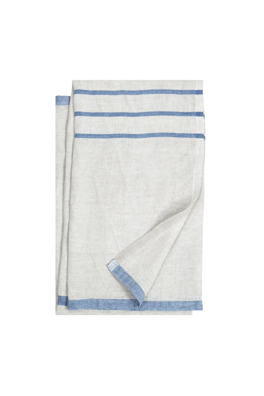 ラプアン カンクリ/LAPUAN KANKURITのUSVA マルチユース タオル 95x180cm(リネン×ブルー/LK65963)