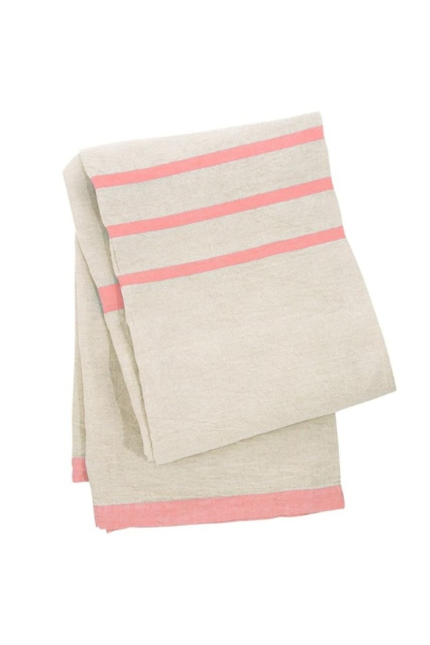ラプアン カンクリ/LAPUAN KANKURITのUSVA マルチユース タオル 95x180cm(リネン×ピーチ/LK701258)