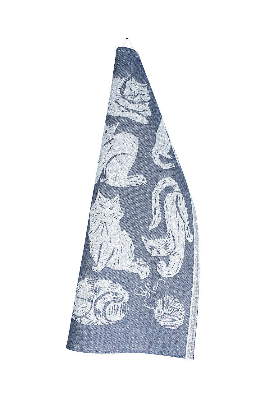 ラプアン カンクリ/LAPUAN KANKURITのKISSANPAIVAT タオル(ホワイト×ブルーベリー/LK20357)