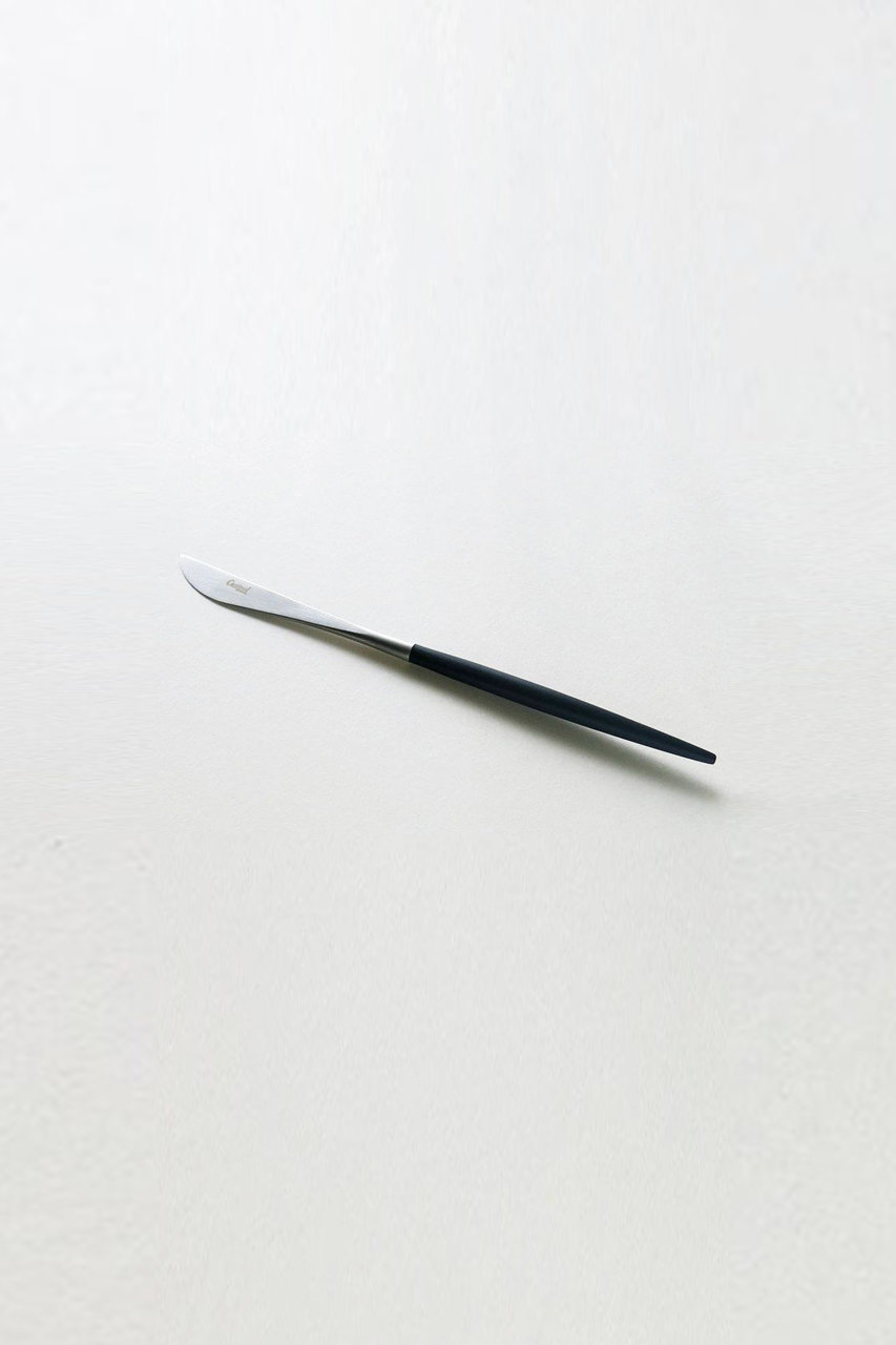 センプレ/SEMPREの【Cutipol】GOAデザートナイフ(シルバー×ブラック/224098)