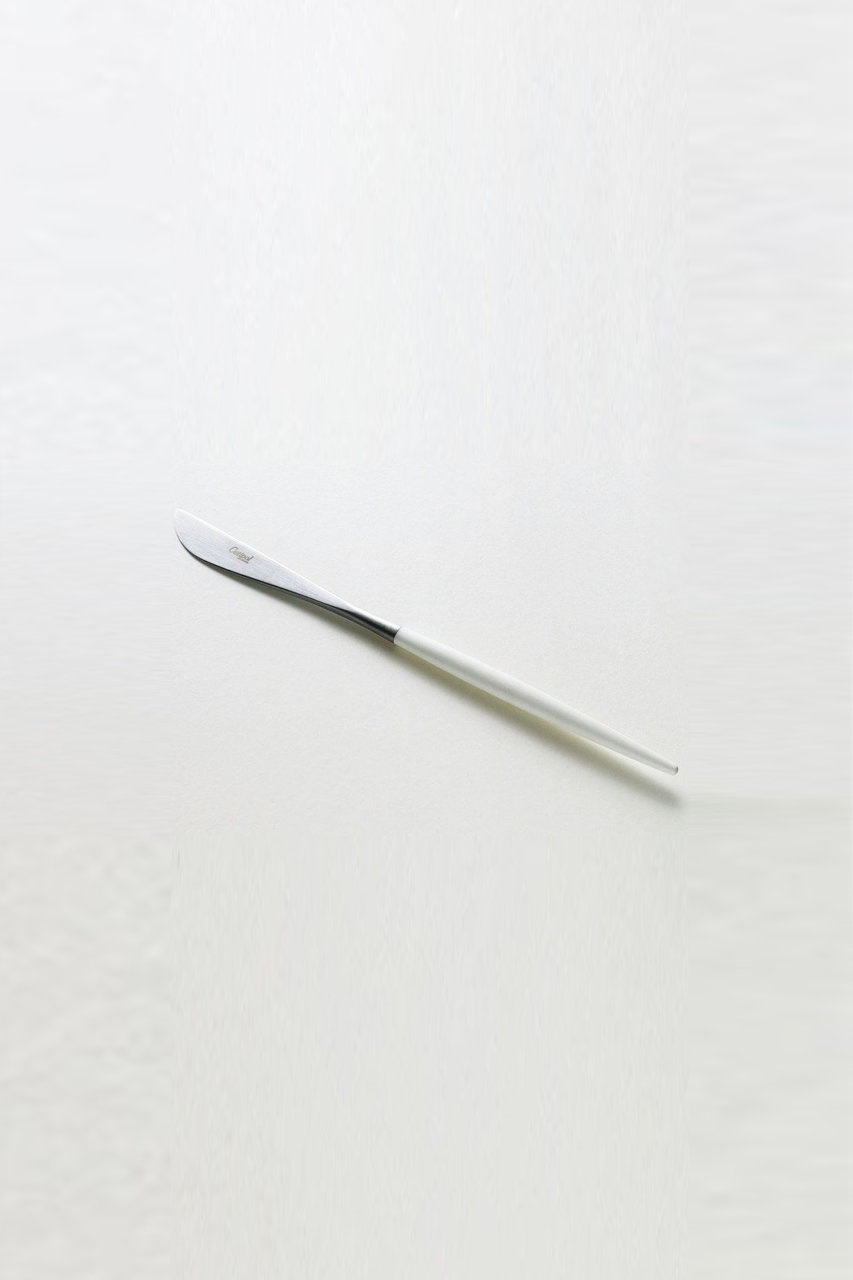 センプレ/SEMPREの【Cutipol】GOAディナーナイフ(シルバー×ホワイト/224099)