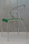 【倉俣史朗】Chair with Steel Pipe＆Steel Seat センプレ/SEMPRE -