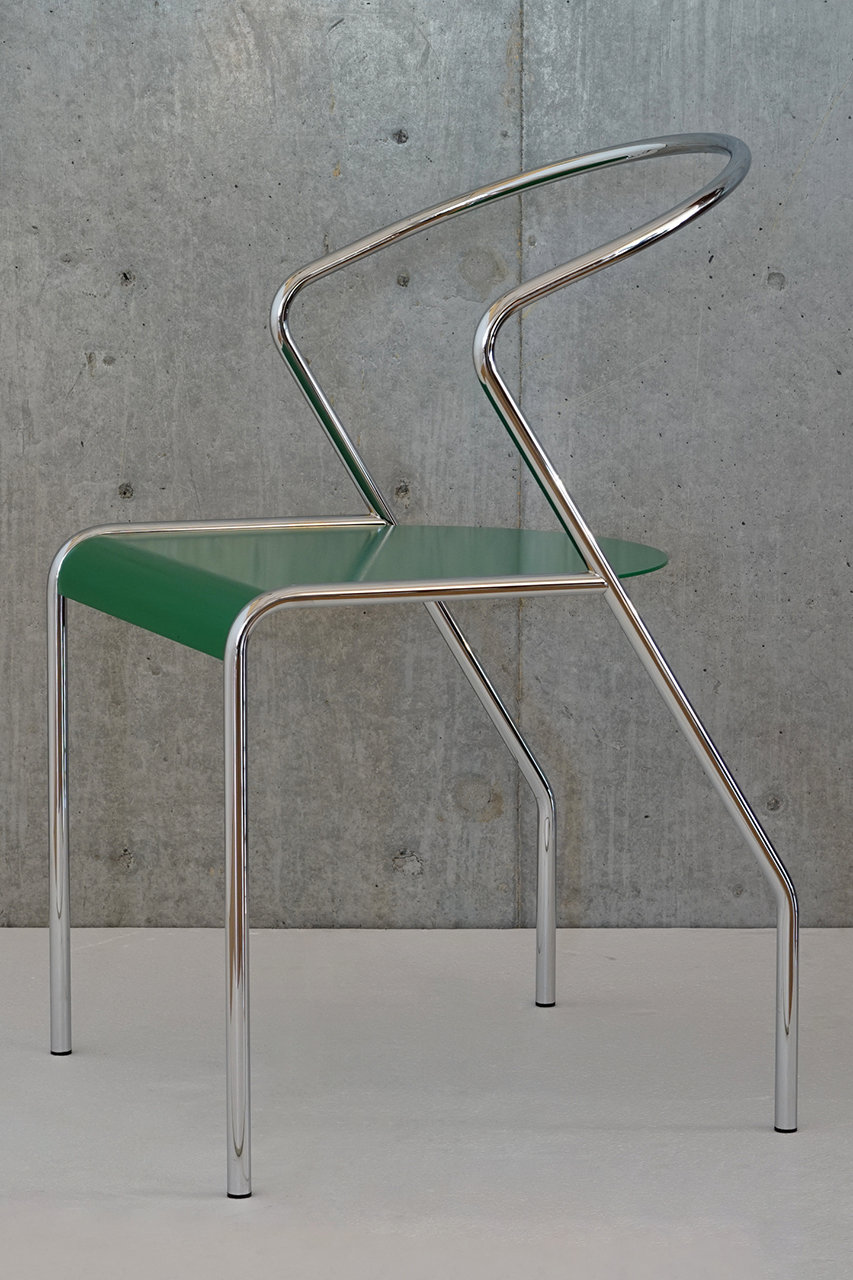センプレ/SEMPREの【倉俣史朗】Chair with Steel Pipe＆Steel Seat(-/232057)