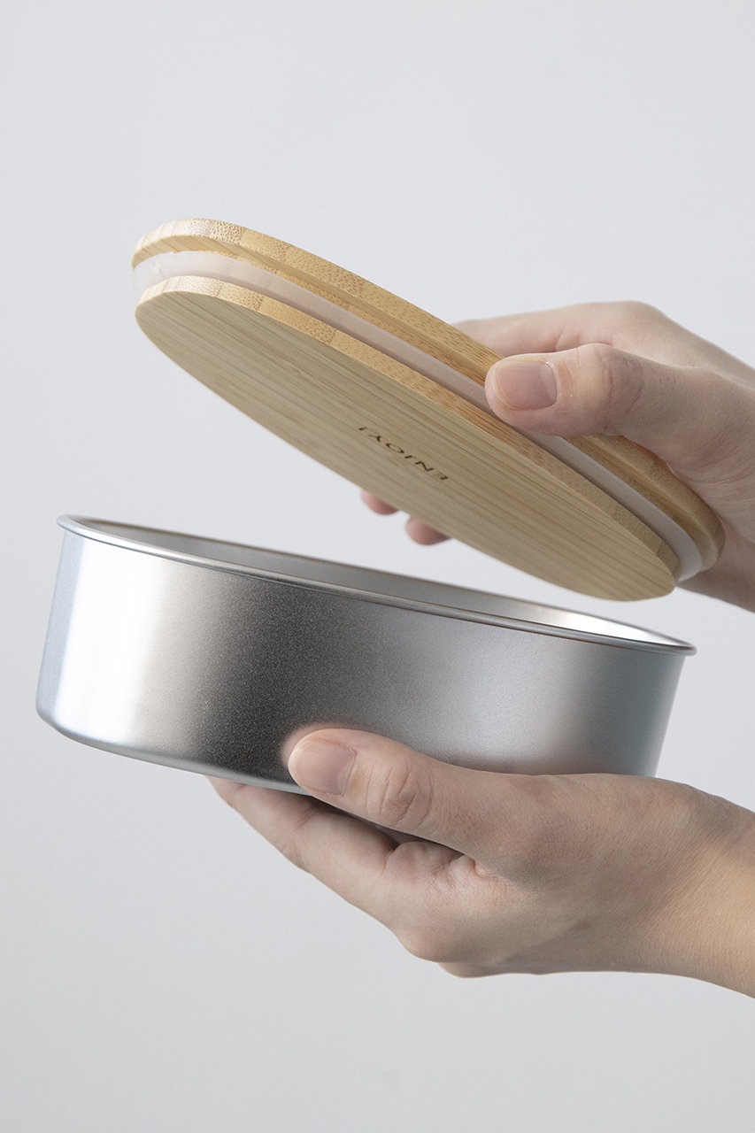 ののじ(ノノジ)｜ステンレス ランチボックス（オーバル）/シルバー の