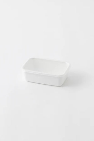 ノダホーロー/野田琺瑯のホワイトシリーズ レクタングル深型 M密閉蓋付(510200/510205)