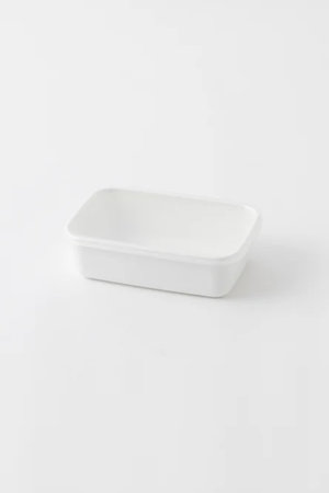 ノダホーロー/野田琺瑯のホワイトシリーズ レクタングル深型 L密閉蓋付(510200/510205)