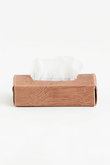 PLYWOOD LEATHER TISSUE BOX CASE イロセ/i ro se