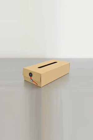 クラフトワン/craft_oneのButton Tissue Box / concrete craft(510400/510403)