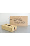 Button Tissue Box / concrete craft クラフトワン/craft_one