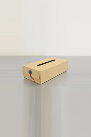 クラフトワン/craft_oneのButton Tissue Box / concrete craft(510400/510403)