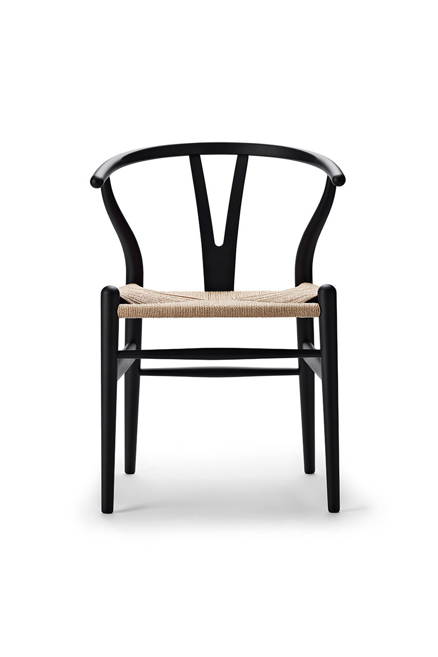 カール・ハンセン＆サン/カール・ハンセン＆サンのCH24（Yチェア） ウィッシュボーン チェア【メーカー取り寄せ】(ビーチ／ソフトブラック／ナチュラルPC/-)