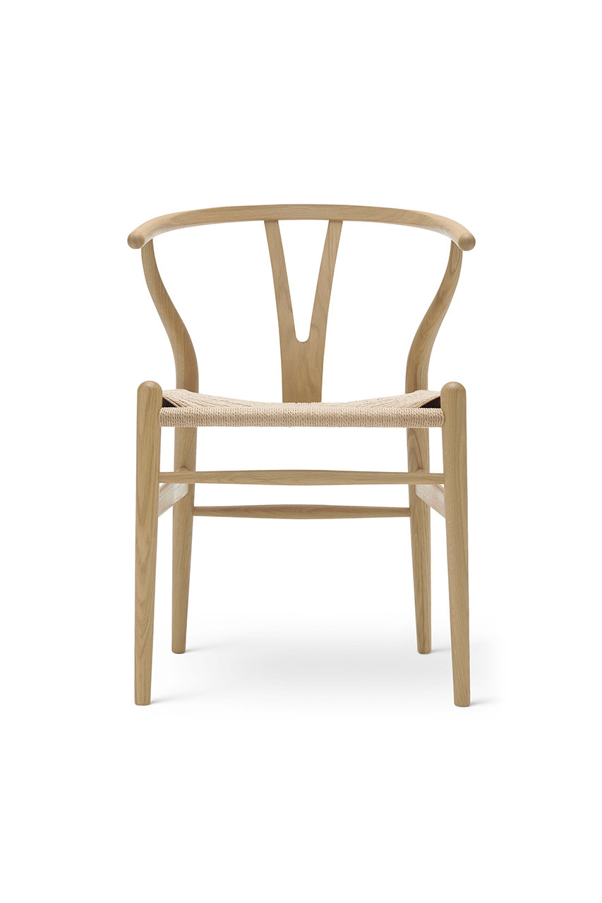 カール・ハンセン＆サン/カール・ハンセン＆サンのCH24 ウィッシュボーン チェア ナチュラルペーパーコード／オーク／ソープ【メーカー取り寄せ】(-/-)
