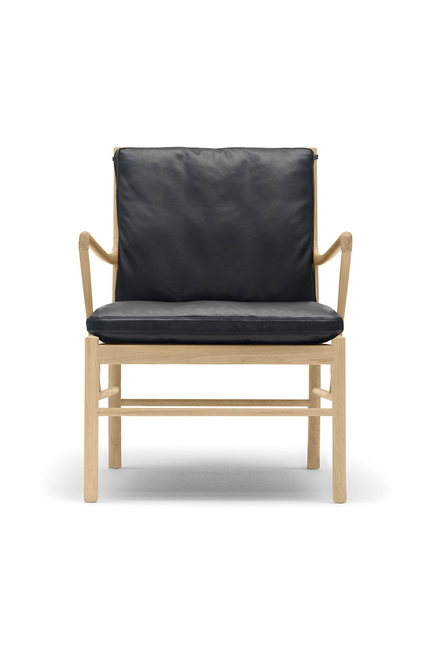 カール・ハンセン＆サン/カール・ハンセン＆サンのOW149 コロニアル チェア オーク／オイル【メーカー取り寄せ】(Thor 301／ブラック/-)