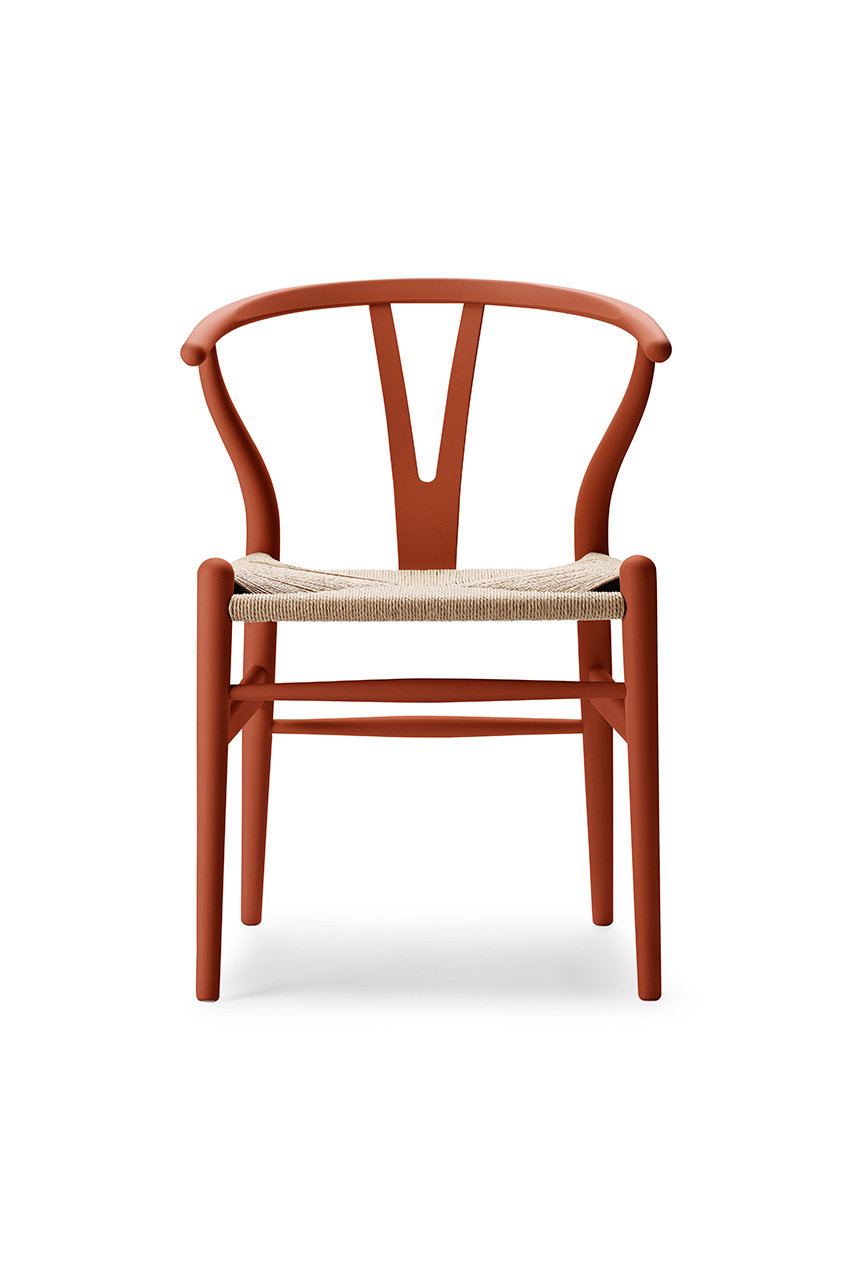 カール・ハンセン＆サン/カール・ハンセン＆サンのCH24（Yチェア） ウィッシュボーン チェア イルス・クロフォード【メーカー取り寄せ】(ビーチ／テラコッタ／ナチュラルPC/-)