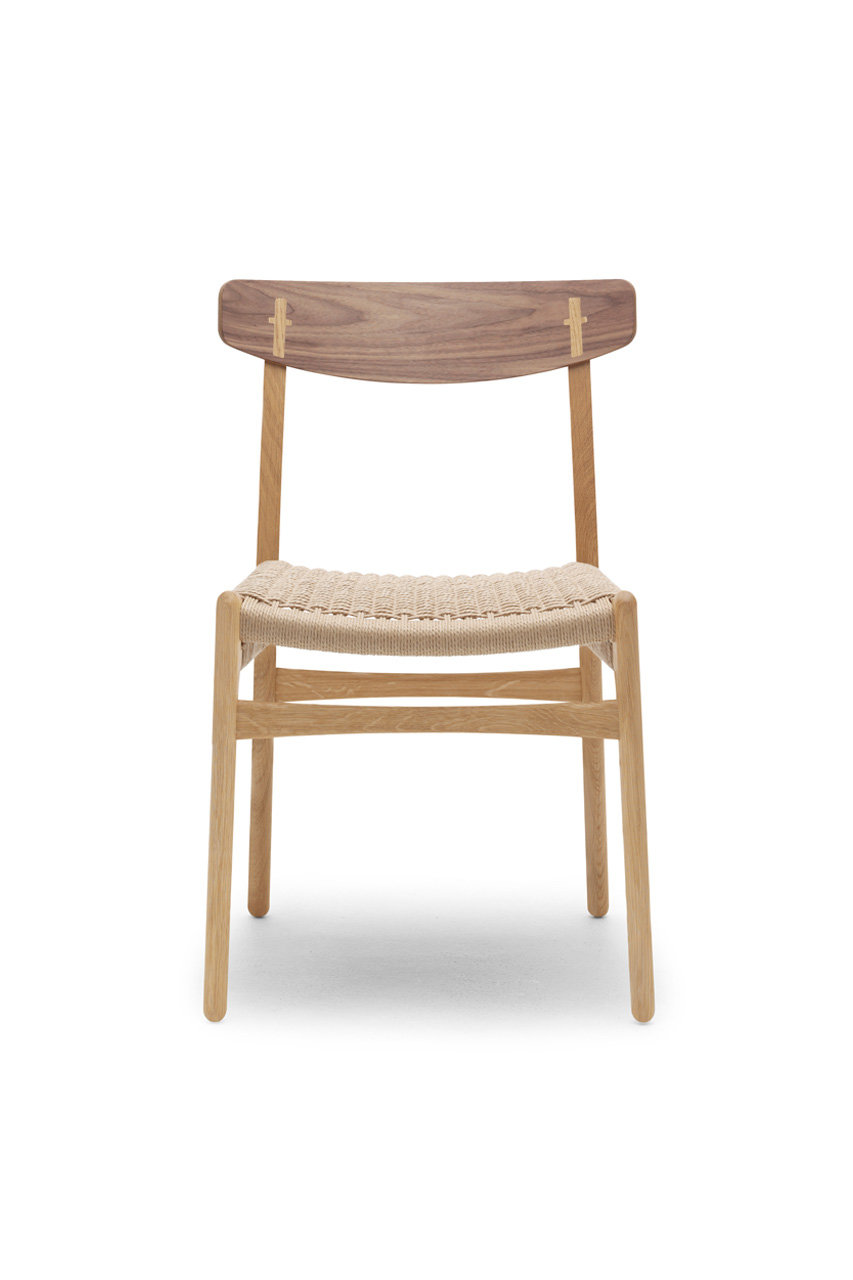 カール・ハンセン＆サン/カール・ハンセン＆サンのCH23 ダイニングチェア【メーカー取り寄せ】(オーク＋ウォルナット／オイル/-)
