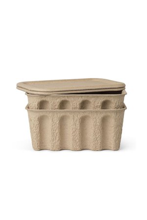 ファームリビング/ferm LIVINGのペーパーパルプボックス スモール 2個セット(510400/510405)