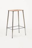 アダム スツール ロースチール／ナチュラルレザー  H65【メーカー取り寄せ】 フラマ/FRAMA
