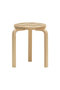 Artek + Marimekko スツール 60 ロッキ アルテック/Artek ナチュラルラッカー【5月中旬お届け】