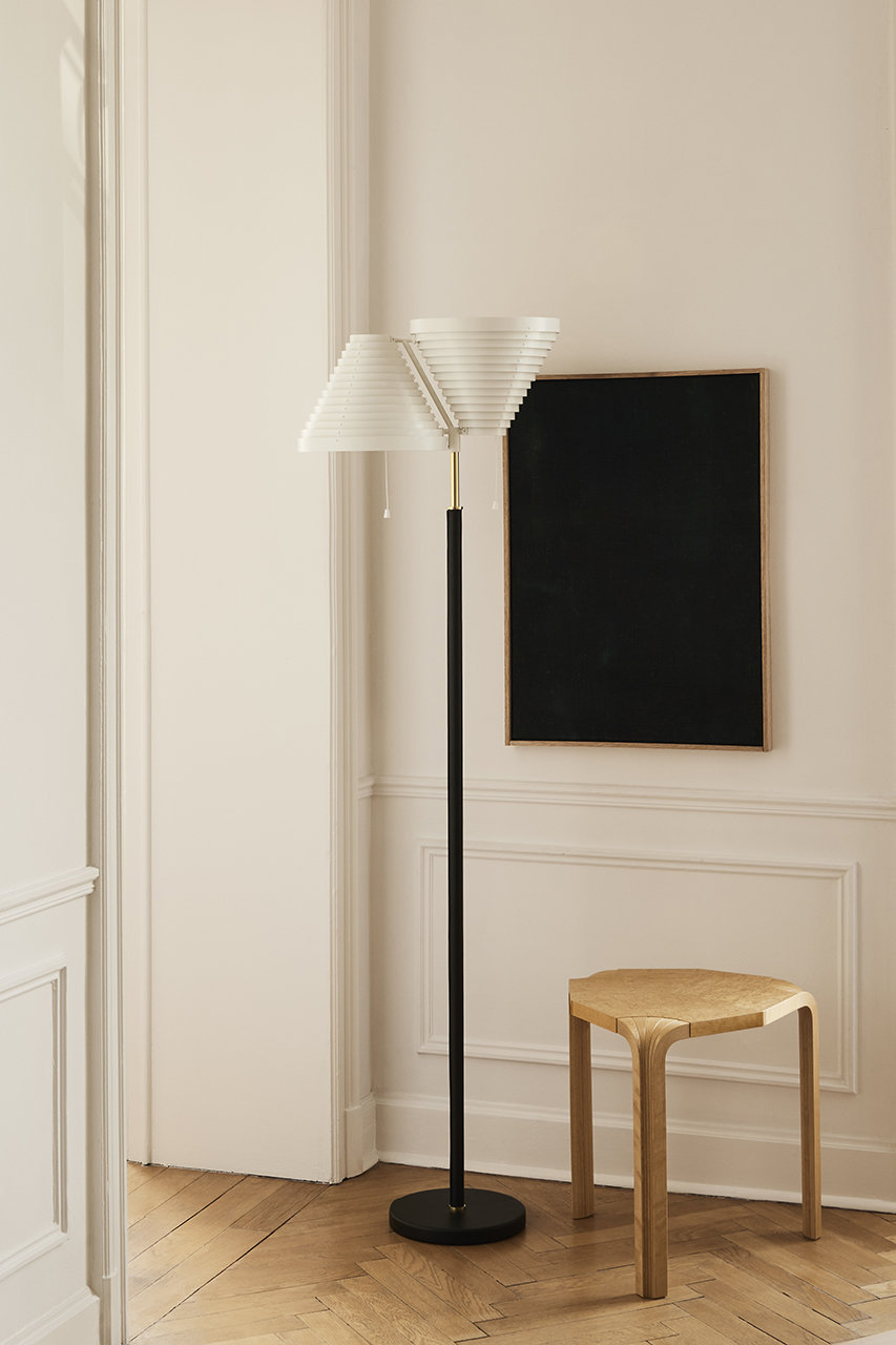 ARTEK スツール60 イエロー ラッカー x ハニーステイン FLYMEe GIFT SALON】Artek / アルテック スツール 60（ハニー