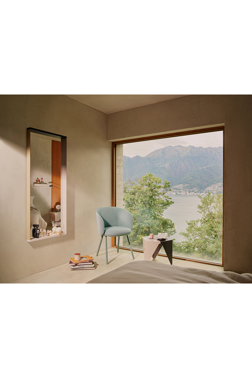 Vitra(ヴィトラ)｜カラー フレーム ミラー ラージ/ナチュラル の通販