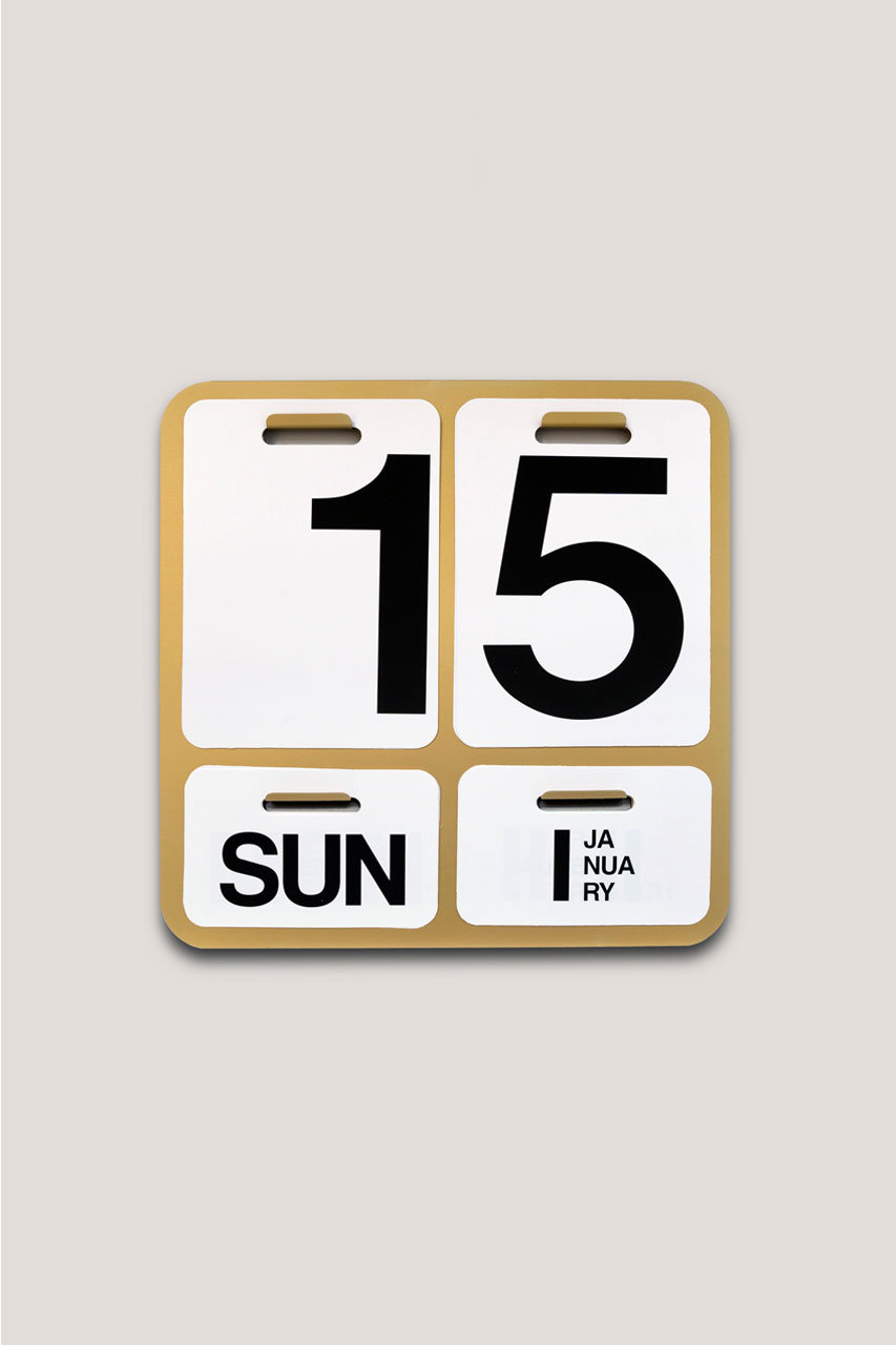 ダネーゼ/DANESEのカレンダー Formosa【メーカー取り寄せ】(ゴールド／ブラック/DE3064A16E01)