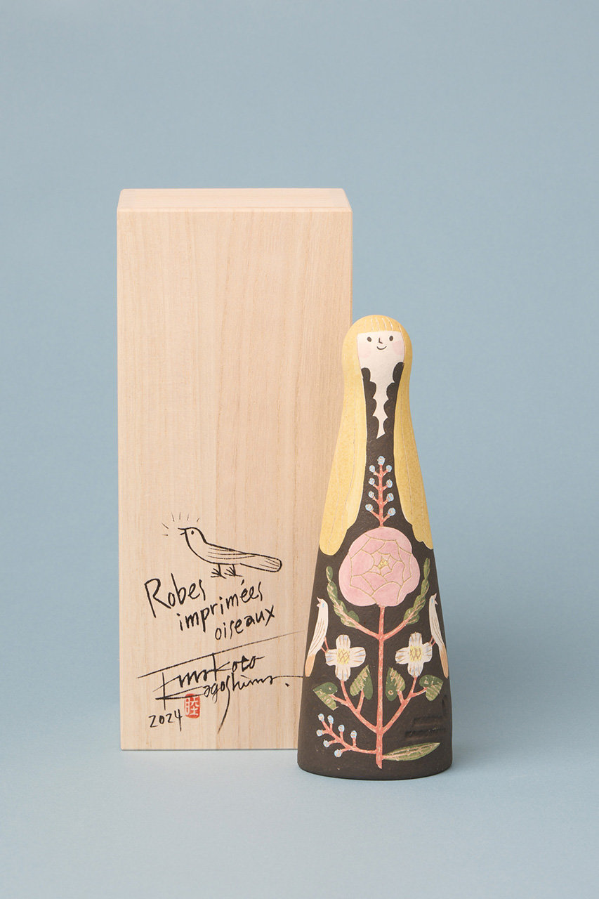 カゴシママコト（ゲンテイアイテム）/鹿児島 睦（限定アイテム）の【予約販売】Makoto Kagoshima Figurine ローブ・アンプリメ・オワゾー　Robes imprimees oiseaux(-/figurine2024-3)