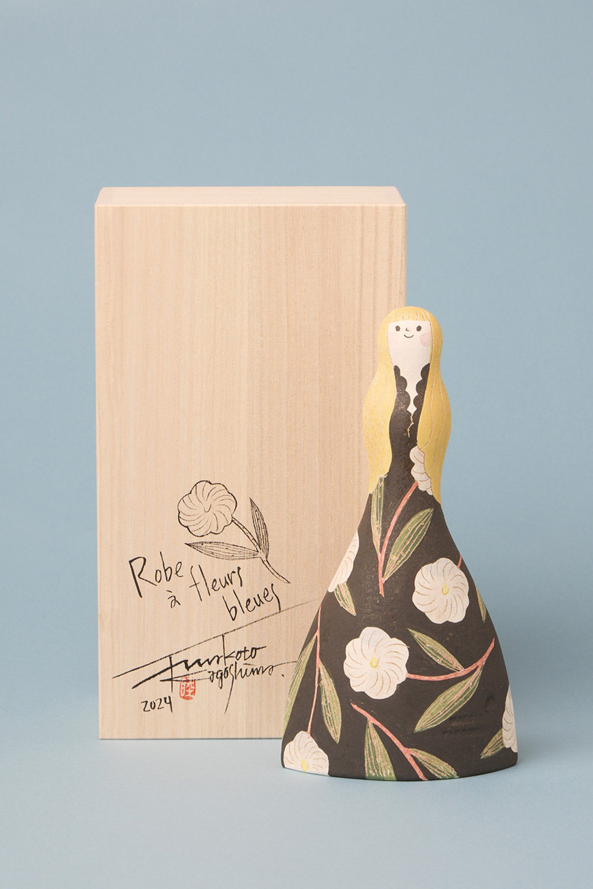 カゴシママコト（ゲンテイアイテム）/鹿児島 睦（限定アイテム）の【予約販売】Makoto Kagoshima Figurine ローブ・ア・フルール・ブルー　Robe a fleurs bleus(-/figurine2024-5)